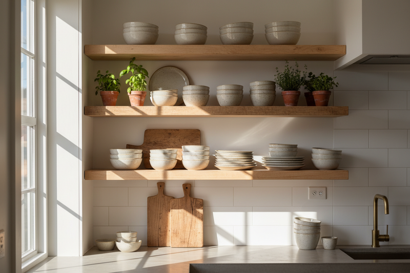 10 Ways to Style Your Open Shelves