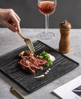 Square Stone Ceramic Dinner Plate