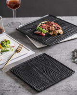 Square Stone Ceramic Dinner Plate