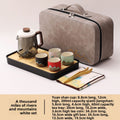 Portable Travel Tea Set with Traditional Design