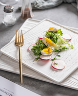 Square Stone Ceramic Dinner Plate