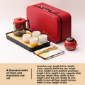 Portable Travel Tea Set with Traditional Design