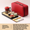 Portable Travel Tea Set with Traditional Design