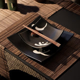Black Motif Plate Set