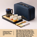Portable Travel Tea Set with Traditional Design
